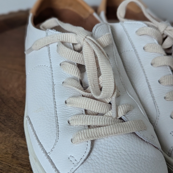 Soludos Ibiza Classic Lace-Up Leather Sneakers Women's US 9.5 - Picture 4 of 11